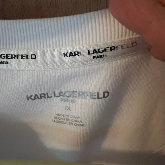 Karl Lagerfeld sweatshirt with raised metallic detail - Picture 7 of 7